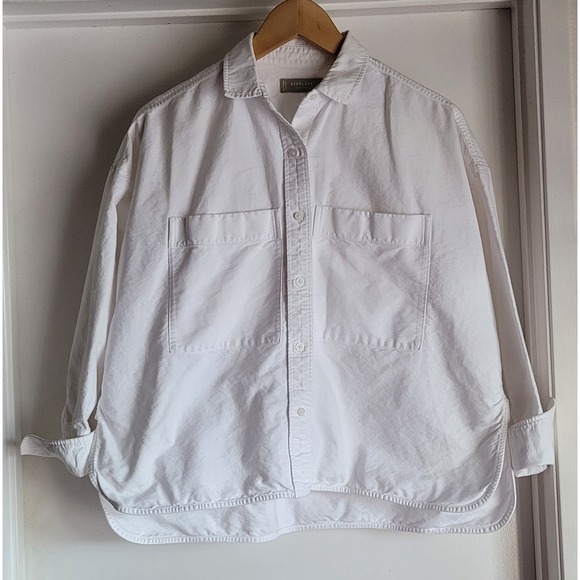 Eve Tops - Everlane Button-Up Shirt XS Casual White Cotton Women's